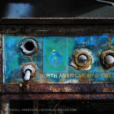 Rusty Switches | Toronto Don Valley Brickworks | Invisible Threads